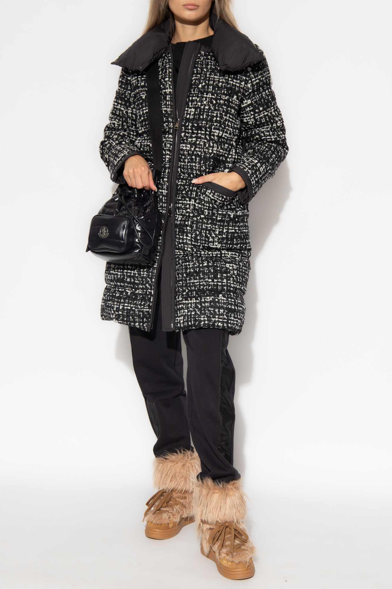 【23AW NEW】MONCLER_woman/ Rhone ダウンジャケット Black 'Rhone' down jacket Moncler - SchaferandweinerShops